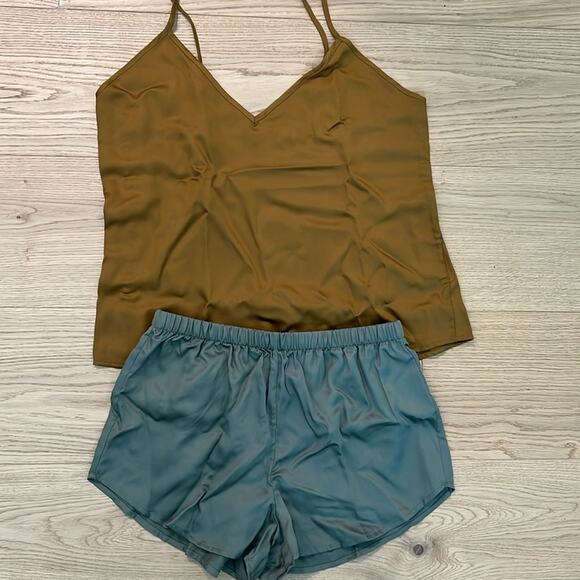 NWT $198 Anthropologie ETTITUDE bamboo shorts & camisole S / XS - Picture 1 of 6